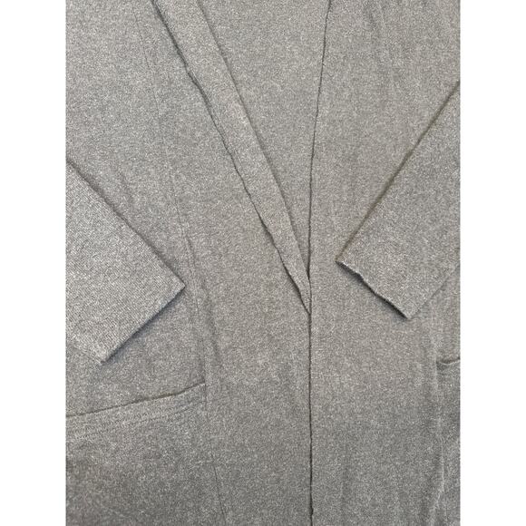 Pact airplane cardigan size women’s size m/L charcoal - Picture 5 of 11